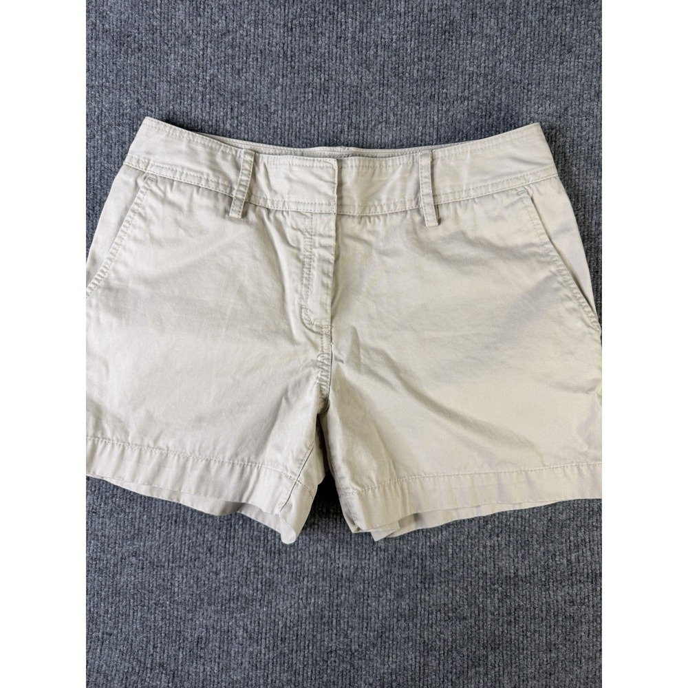 Tommy Hilfiger Janie Fit Khaki Shorts Women Size‎ 6 Beige Chino Casual